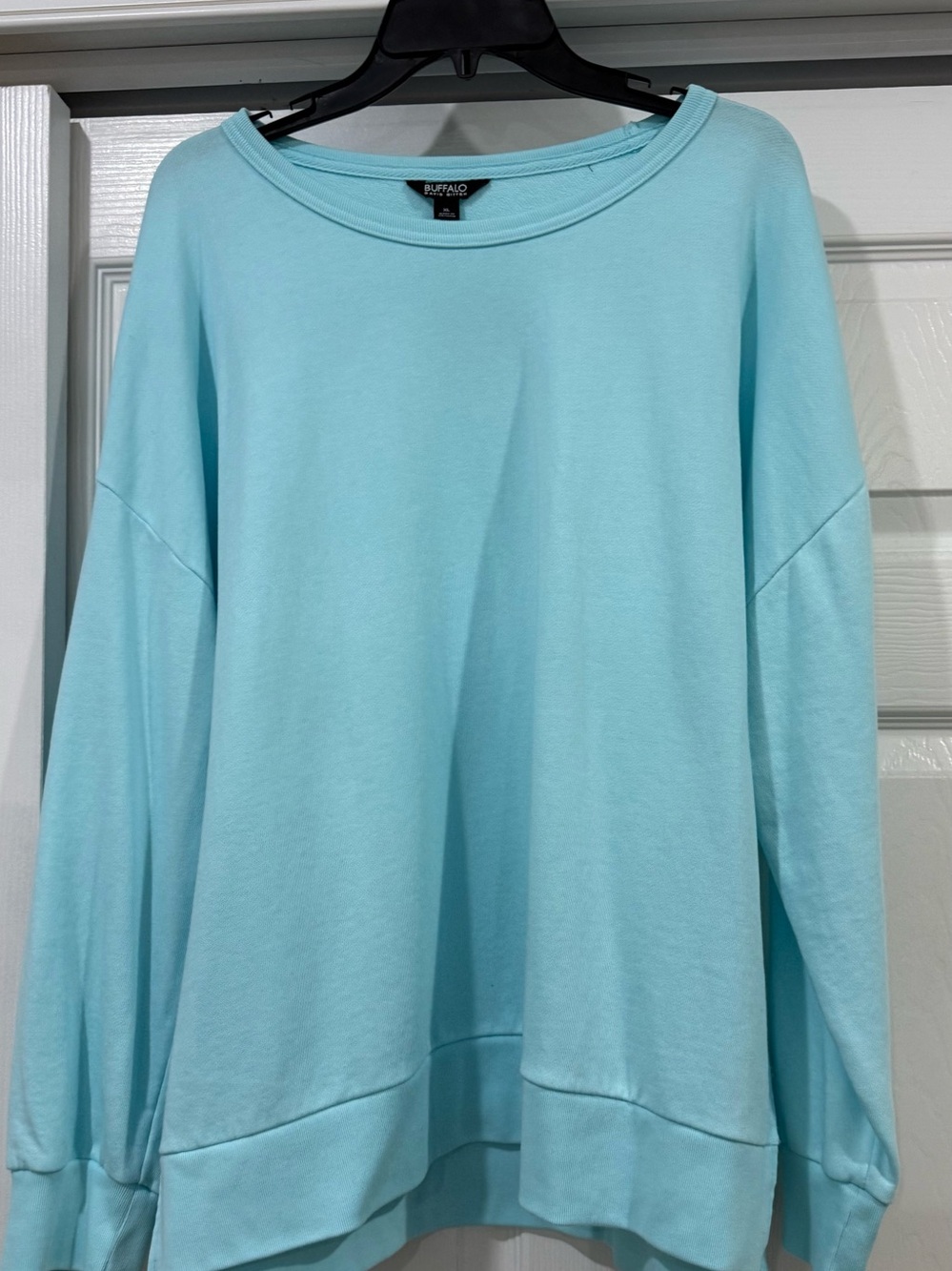 Buffalo David Bitton Light Turquoise Pullover Sweatshirt